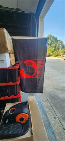 Large POW-MIA Flag with pole