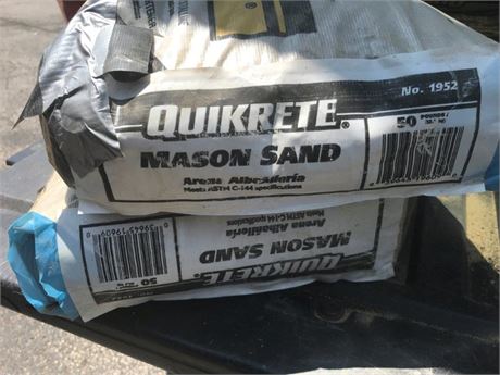 2 Bags of Quikrete Mason Sand