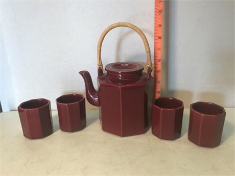 McCoy 1838 & 1839 Teapot & Teacups