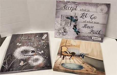 Lot Of Canvas Artwork