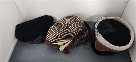 Vintage Hats. Various Sizes & Styles