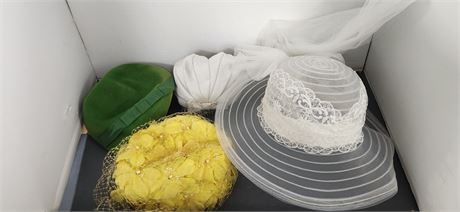 Vintage Hats. Various Sizes & Styles