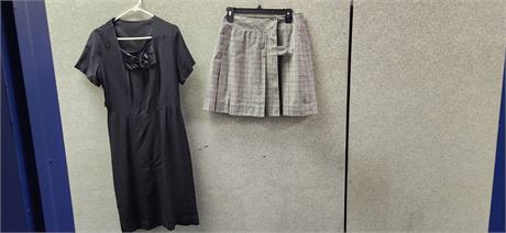 School Belles Skirt & Vintage Black Dress