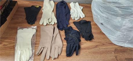 Flat Of Vintage Gloves