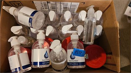 Hand sanitizer, hair gel