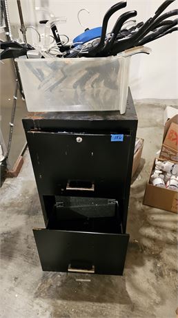 File cabinet,  hangers