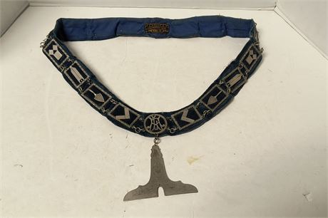 Masonic Blue Lodge Officer Chain Collar