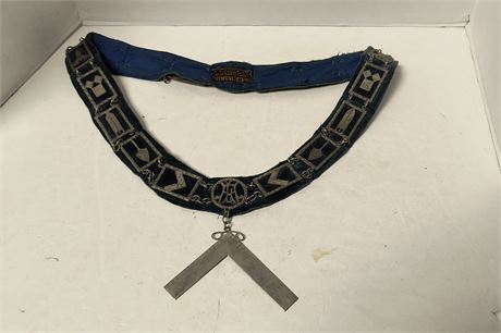 Masonic Blue Lodge Officer Chain Collar