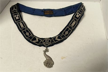 Masonic Blue Lodge Officer Chain Collar