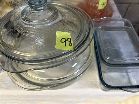 Etched Glass Dishes
