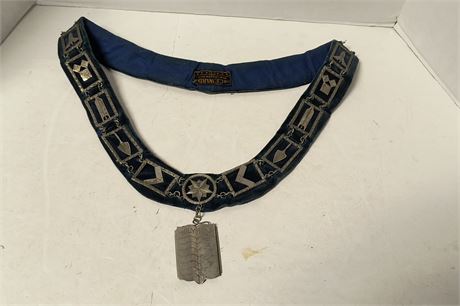 Masonic Blue Lodge Officer Chain Collar