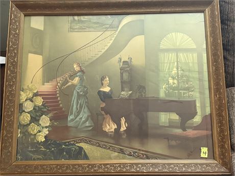 Ralph Browell McGrew "Morning Melody" Vintage Art
