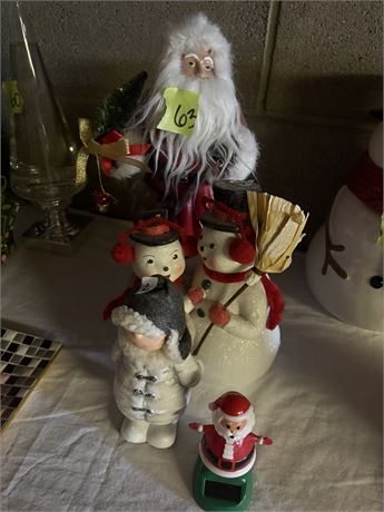 Santa, Snowmen