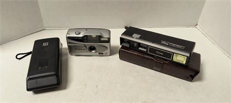 Vintage Vivitar & Kodak & Olympus Cameras