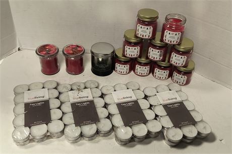 Lot Of Various Candles