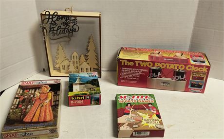 The Two Potato Clock & Snap N Glue Model Kit & More
