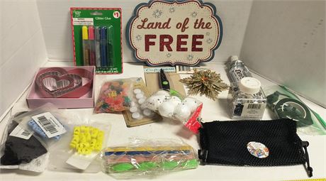 Lot Of Various Craft Items