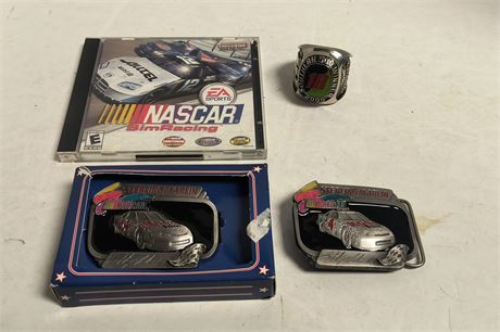 Oversized Championship Commemorative Ring & Sterling Martin Belt Buckle & More