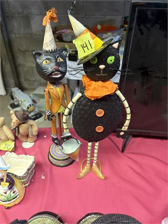 Halloween Decor Black Cats (2)