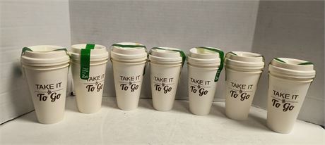 Flat Of Travel Coffee Cups