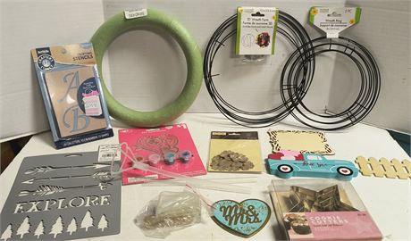 Lot Of Various Craft Items