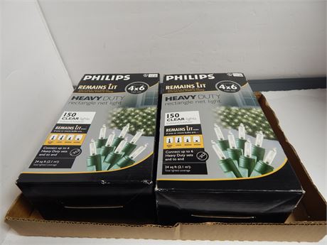 Philips Heavy Duty Rectangle Net Christmas Lights