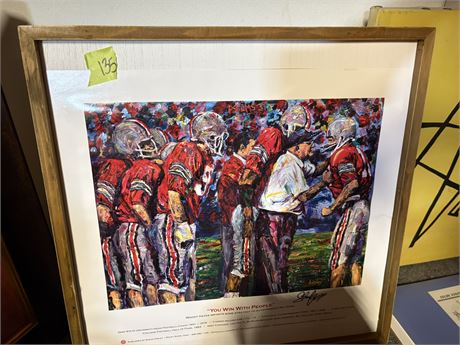 OSU Woody Hayes, "You Win With People" Art
