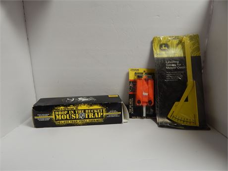 Mouse Trap & John Deer Leveling Gauge For Mower Deck & Quik-Wiks
