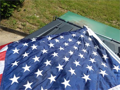 American Flag & Flag Pole