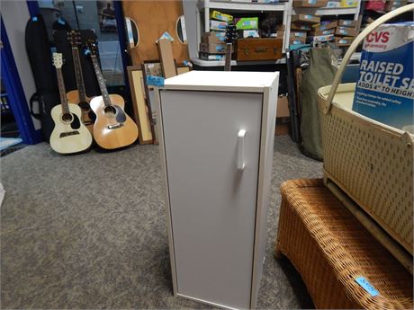 Small White Wood Cabinet