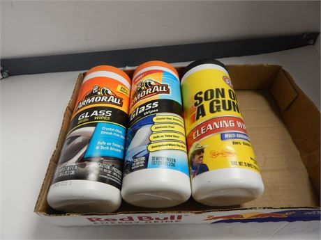 Armor All Glass Wipes & STP Cleaning Wipes