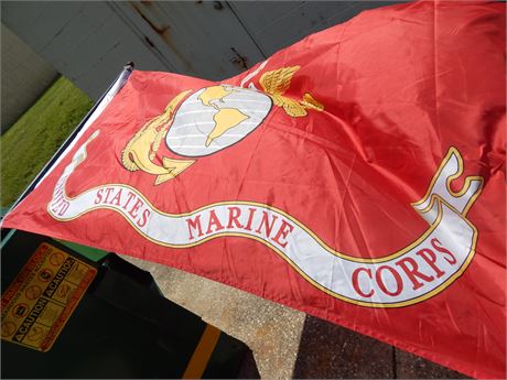 United States Marine Corps. Flag & Flag Pole