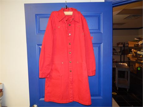 Newport News Jeanology Long Coat. Size 6