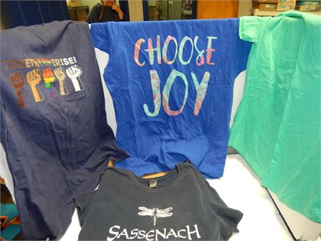 Lot Of Various Tee Shirts. Sizes Small & Large