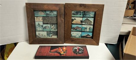 Wood Frame Barn Pictures & Horse Canvas Picture