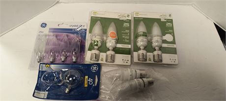 Flat Of Various Light Bulbs