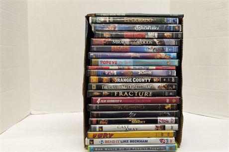 Flat Of Various DVD's