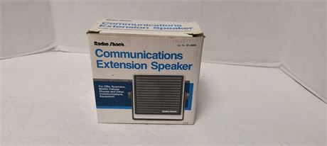 Radio Shack Communications Extension Speaker