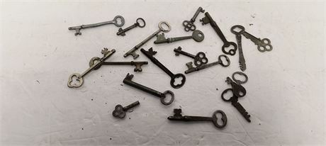 Flat Of Vintage Keys
