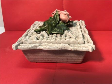 Pottery Keepsake Box