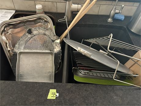 Serving Trays, Cookie Racks, Misc