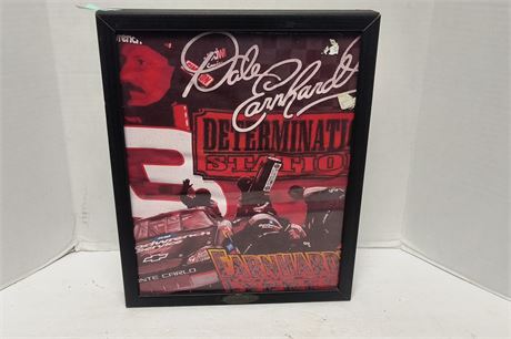 Wood Framed Nascar Picture