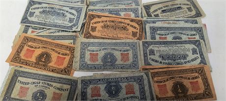 Flat Of Cigar Store Certificates