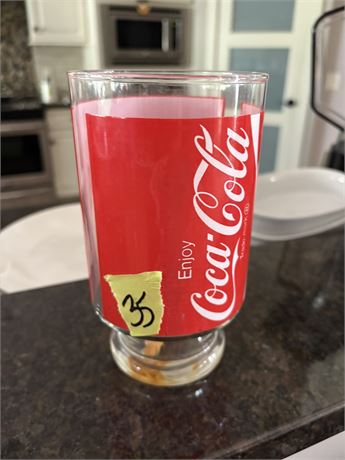 Large Coca-Cola Glass