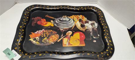 Vintage Metal Serving Tray