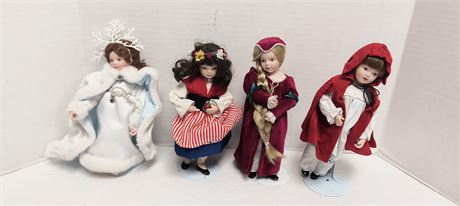 Lot Of Porcelain Dolls