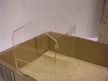 Clear Doghouse Donation Box
