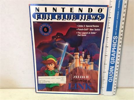April/May 1988 Nintendo Fan Club Magazine