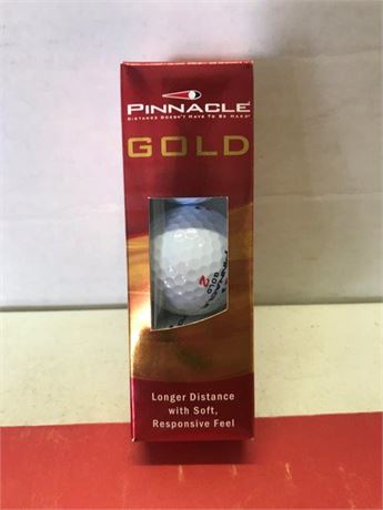 Pinnacle Gold Golf Ball Sleeve