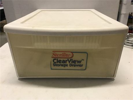 Sterilite Clear View Storage Drawer